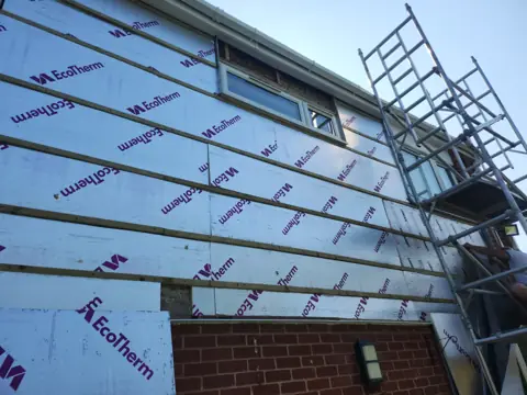 Wall preparation during installation — CG Cladding Solutions