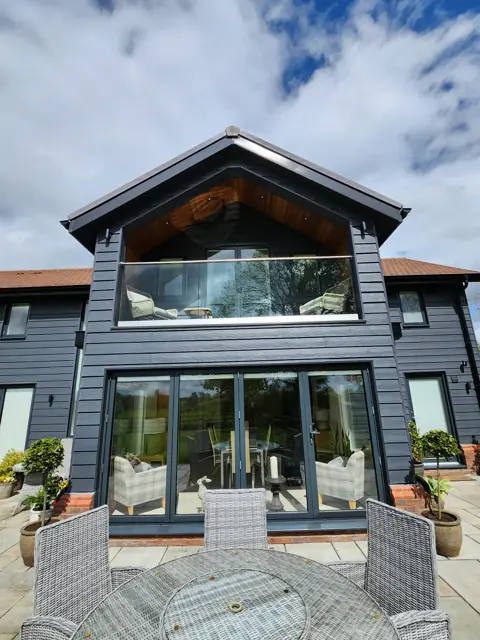 Glazed gable and entrance — CG Cladding Solutions