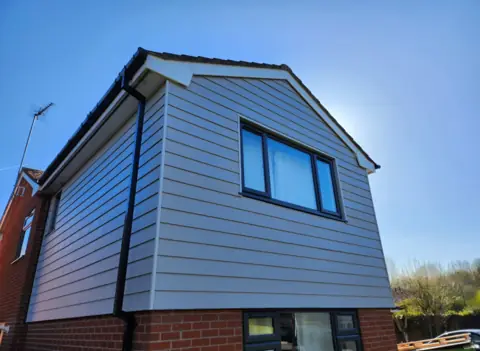 Horizontal cladding on a front projection — CG Cladding Solutions
