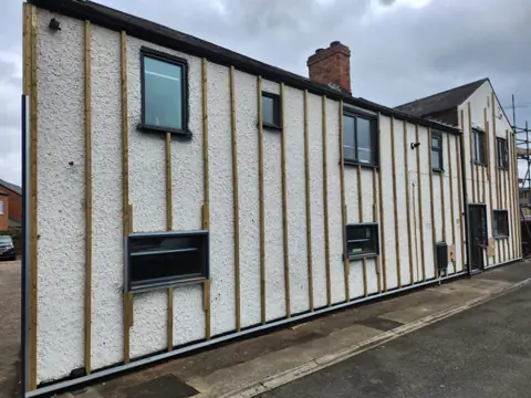 Wall preparation on a larger installation — CG Cladding Solutions